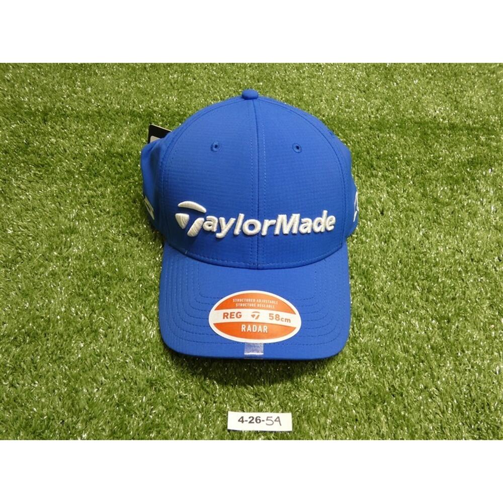 TaylorMade TM24 Tour Radar Qi10 Adjustable Golf Hat Royal Blue New